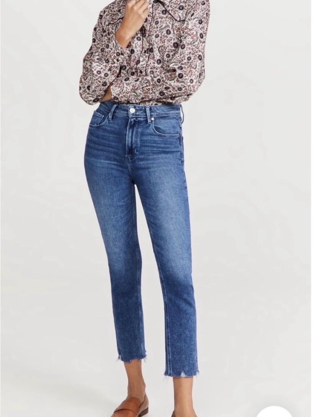 Paige Sarah Slim Crop Jeans Size 26